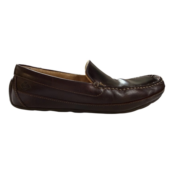 Sperry Top-Sider Men's Brown Leather Driving Loafers Slip-On 9M Business Casual - Picture 6 of 10